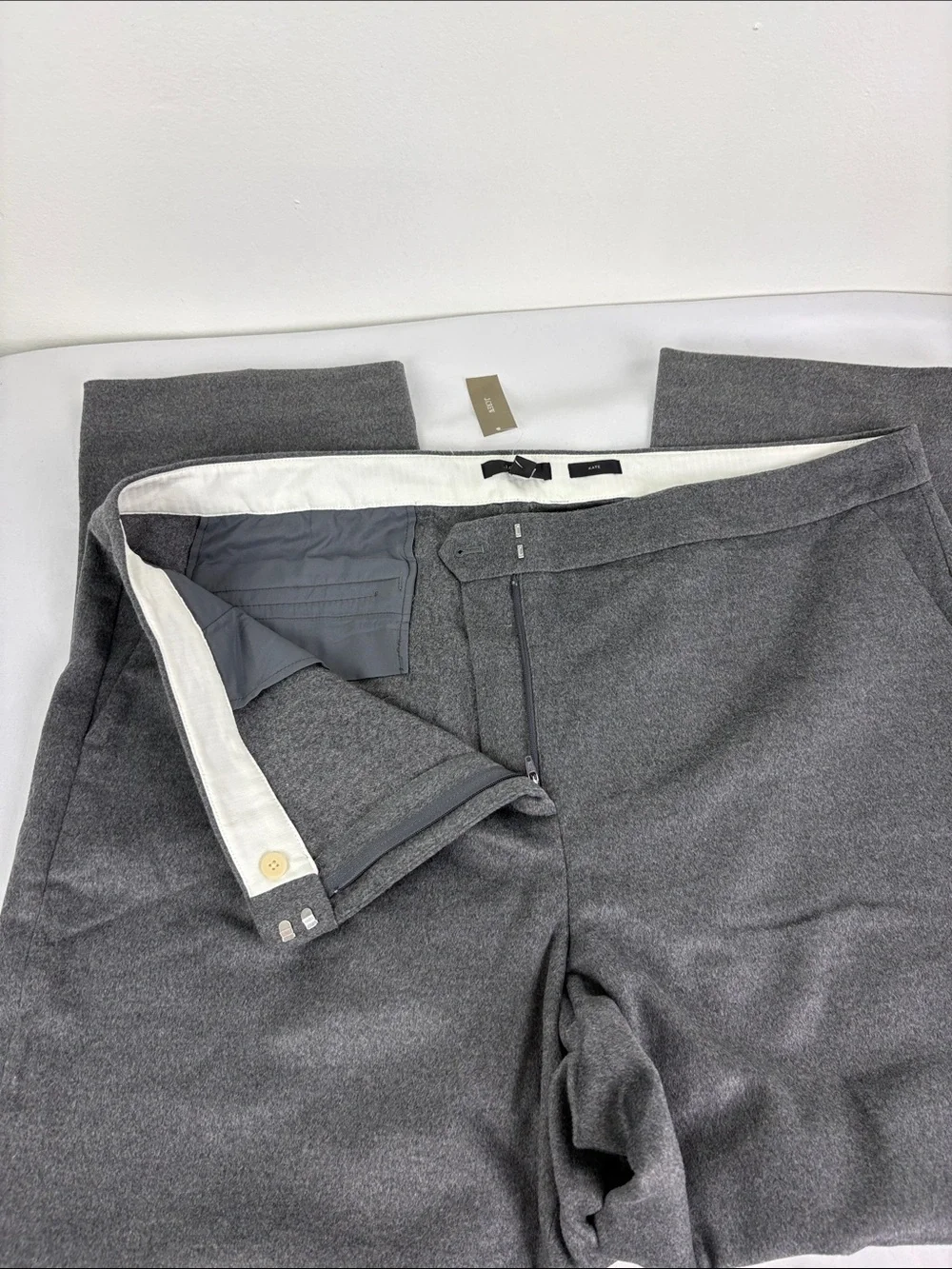 J.Crew New Women’s 22 Kate Wool Blend High Rise Straight Leg Pant